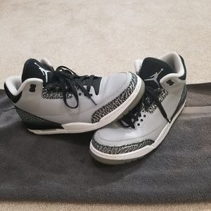 Retro Jordan Wolf Grey 3 11.5 lightly worn shoes